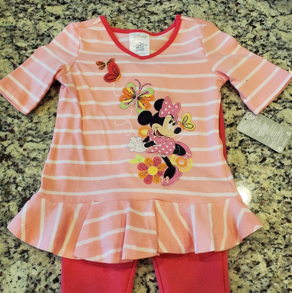 3t Disney Minnie Mouse Butterfly outfit